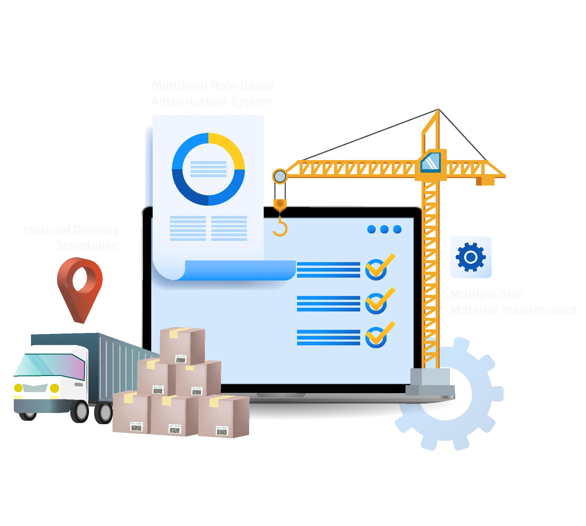 construction supply chain management software banner